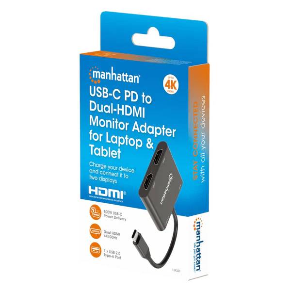 Convertidor USB C HDMI MANHATTAN 154321