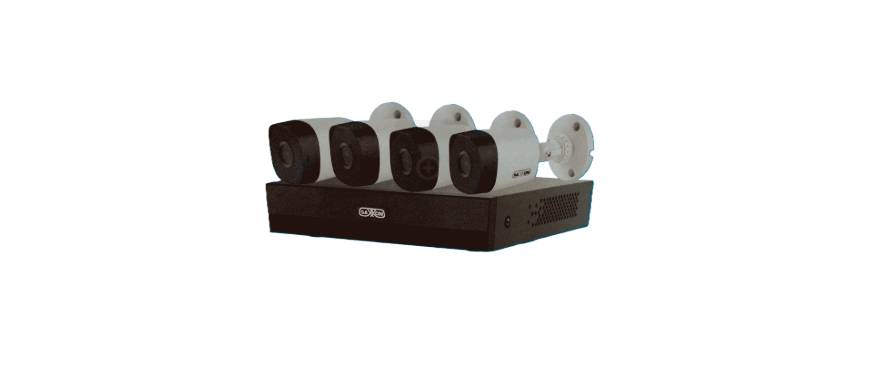 Kit de videovigilancia SAXXON SUA-KIT/XVR1E04-I/4-B10P-0280B