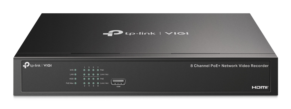 Grabadores Digitales NVR TP-LINK VIGI NVR1008H-8P